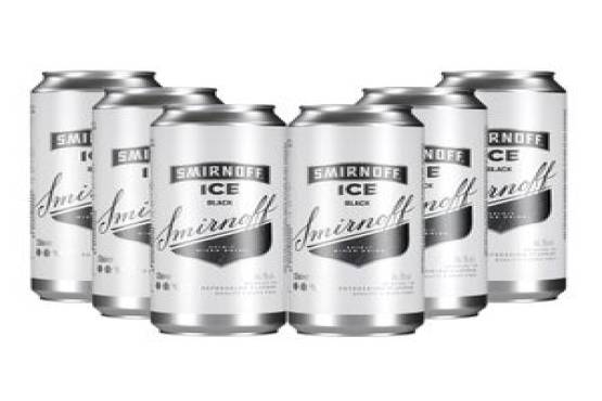 SMIRNOFF BLACK ICE CAN 330