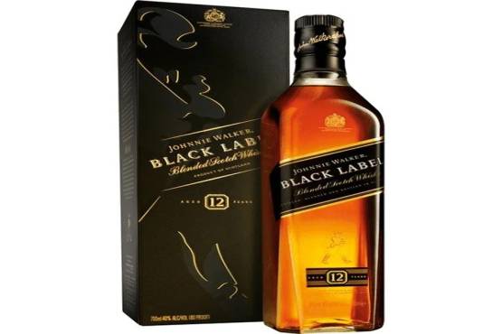 JOHNNIE WALKER BLACK 1/2 350ML